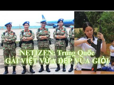 netizen trung quốc thán phục cô gái xinh đẹp lắp súng như đàn ông