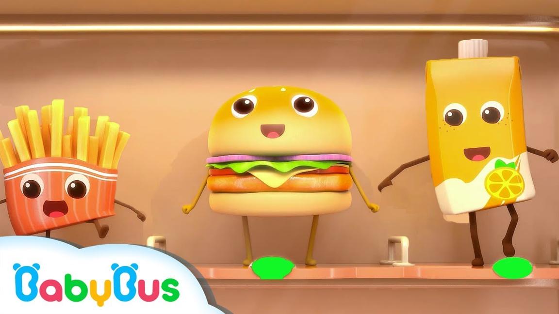 Bộ sưu tập Hamburger và Khoai tây chiên | Tuyển tập hoạt hình - Bài hát thiếu nhi hay nhất | BabyBus
