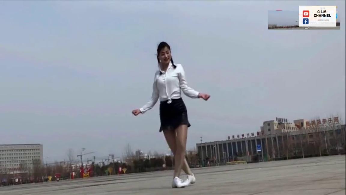 Điệu nhảy Shuffle Dance của Cô gái trung quốc xinh đẹp, quyến rũ