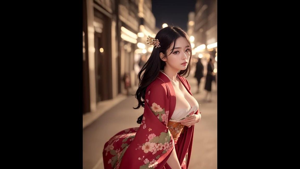 [ 4K Gái xinh Ai ] Du lịch Nhật Bản - Trang phục Yukata, Kimono #gái_đẹp #lookbook #fashion #bikini