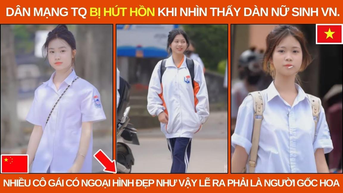 Netizens Trung Quốc mê mẩn trước vẻ đẹp của dàn nữ sinh Việt Nam sau khi xem được video này.